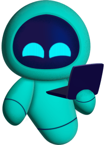 Digital illustration of Iterum's mascot.